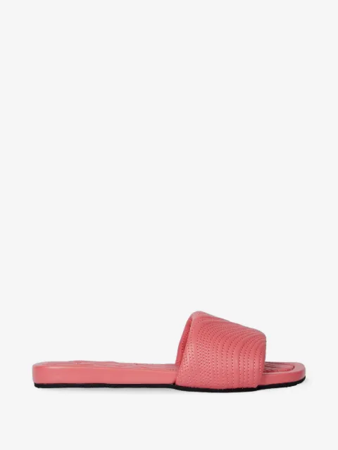 Paul Smith Laurel Swirl quilted flat sandals
