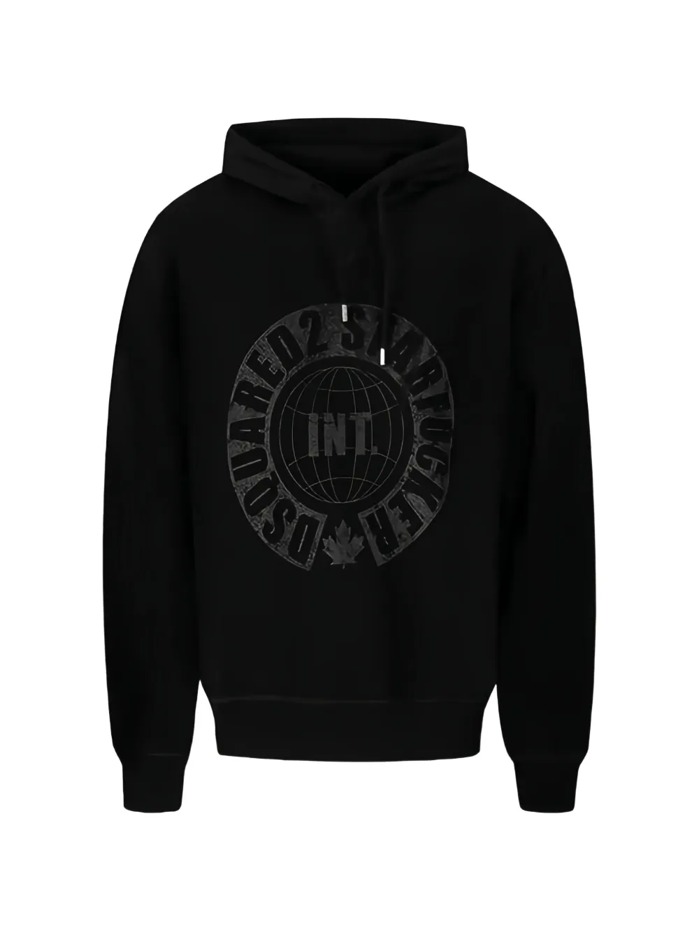 DSQUARED2 printed hoodie - Nero