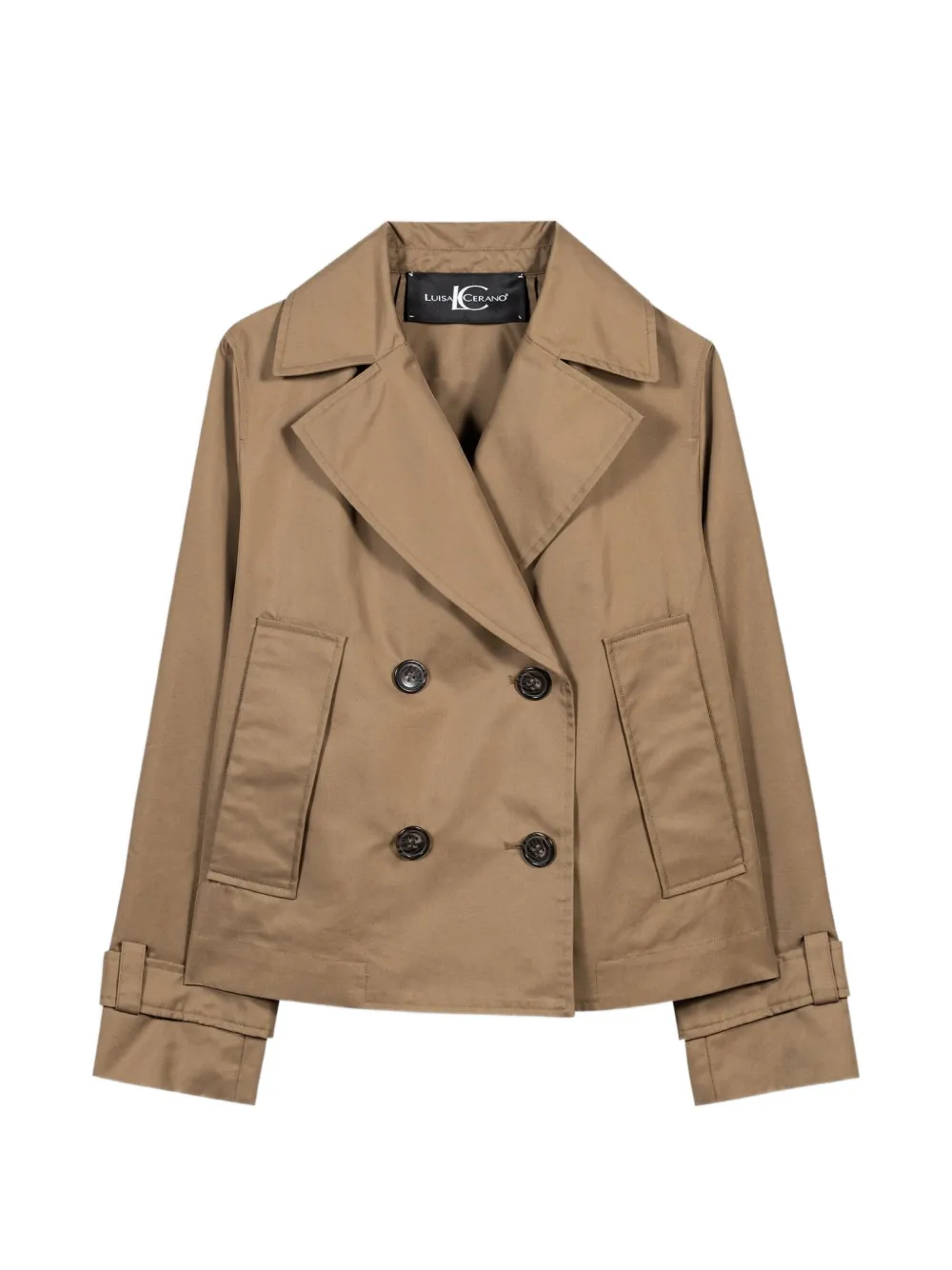 Luisa Cerano double-breasted peacoat - Marrone