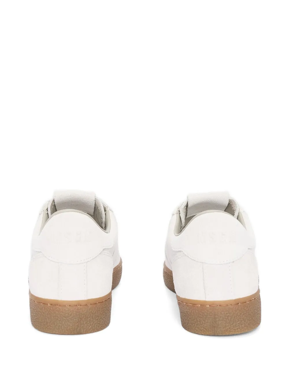 MSGM Retro sneakers met logo Beige