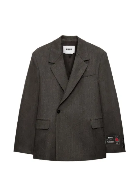 MSGM double-breasted blazer