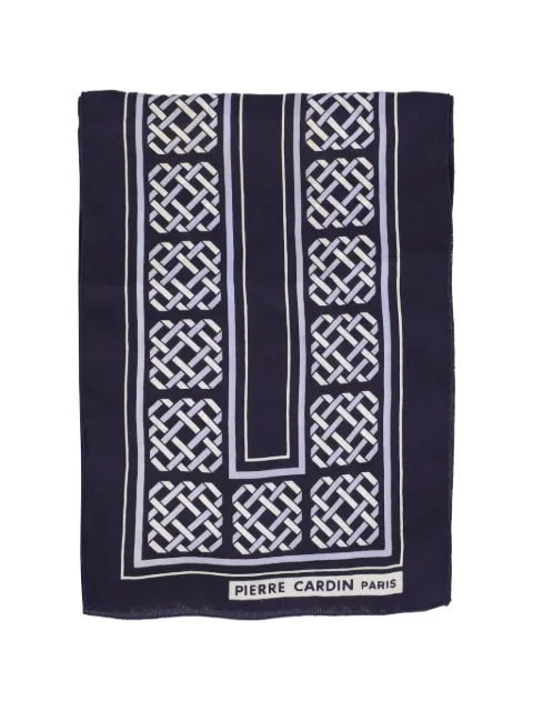 Pierre Cardin Pre-Owned mascada con motivo geométrico
