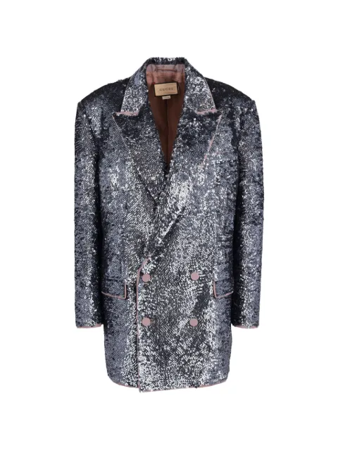 Gucci Pre-Owned sequined double-breasted blazer