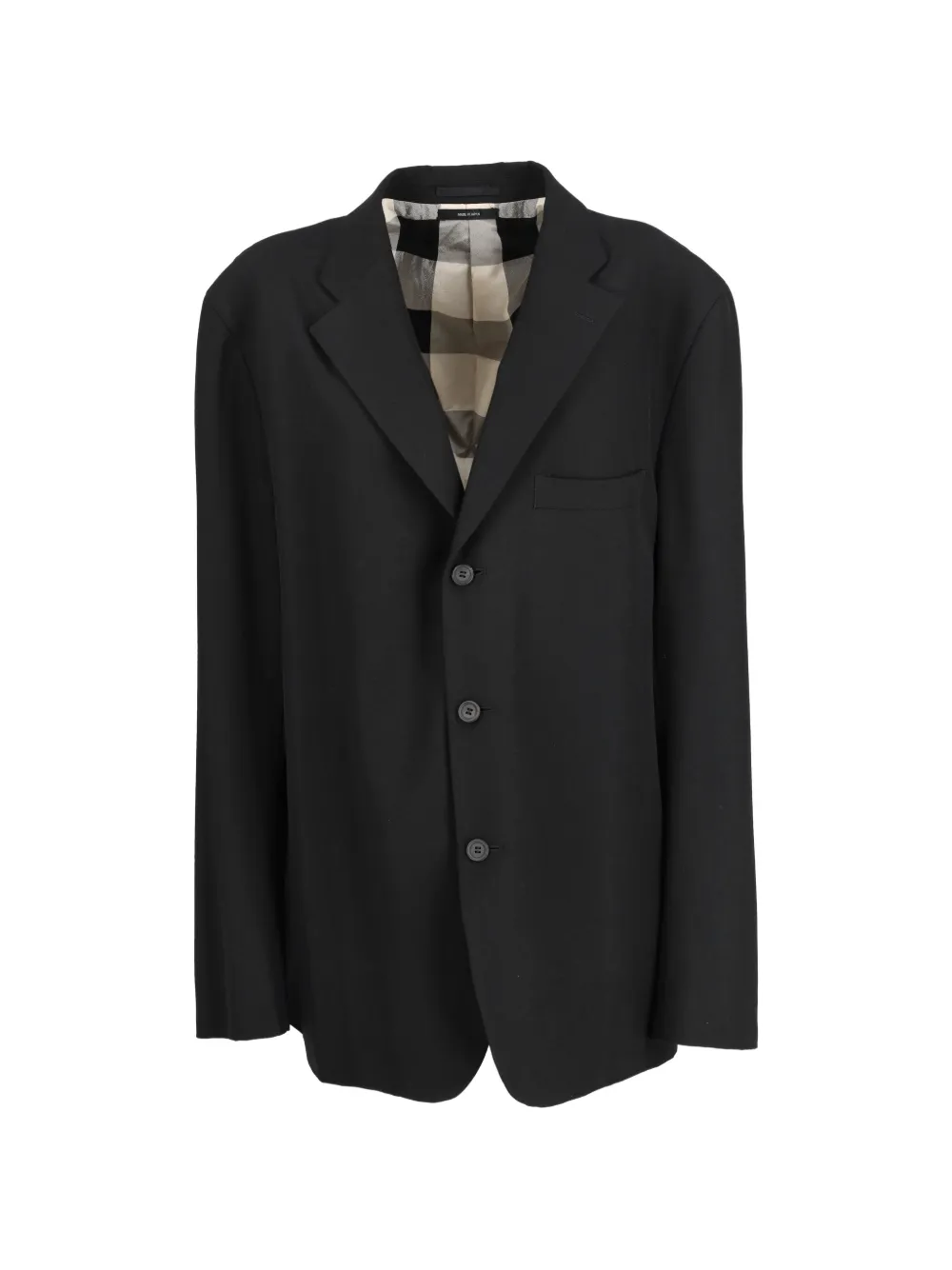 Issey Miyake Pre-Owned front-pocket blazer - Nero
