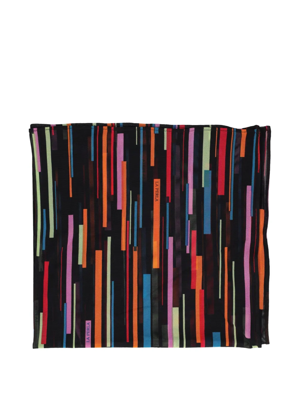 La Perla Vintage geometric-print foulard - Nero