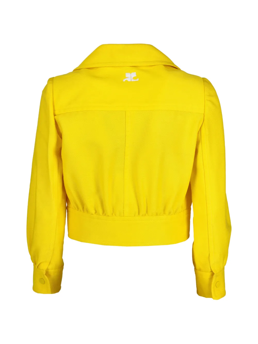Cropped Classic-Collar Jacket