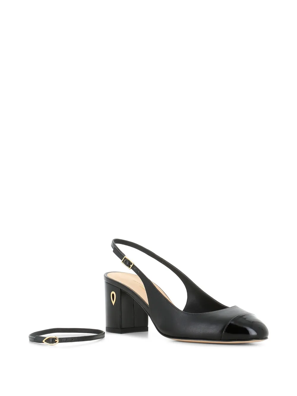 Mattia Cap-Toe Slingback Pumps