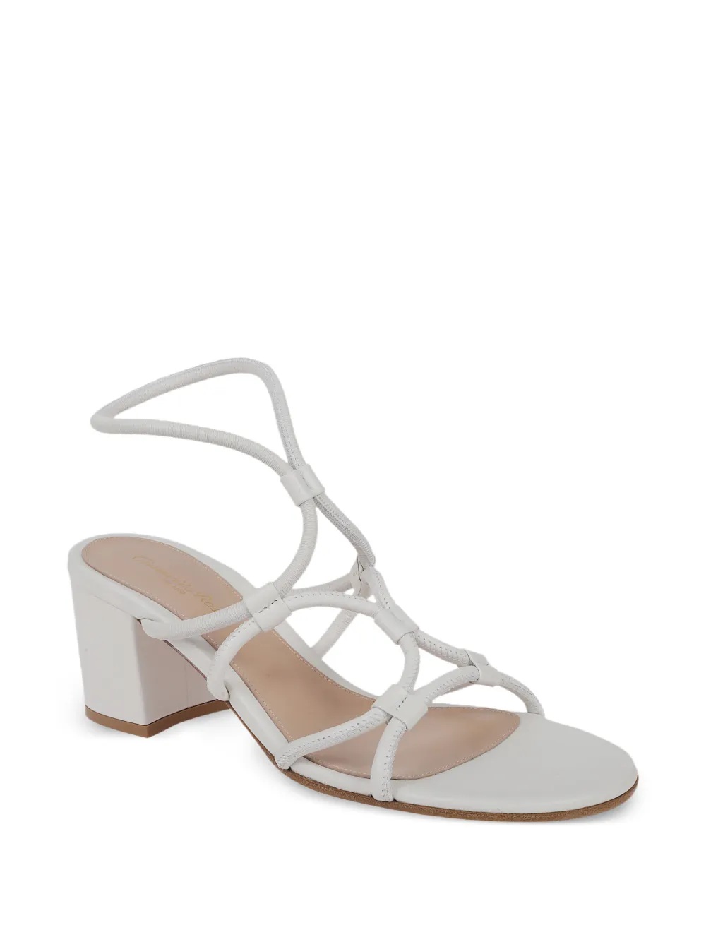Gianvito Rossi Gekooide sandalen met bandje Wit