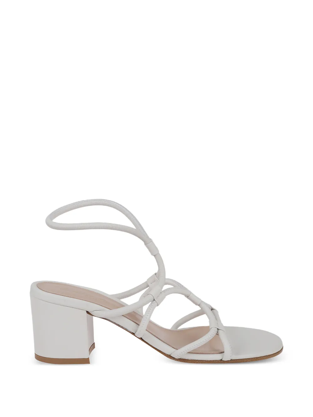 Gianvito Rossi Gekooide sandalen met bandje Wit