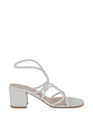 Gianvito Rossi レザーミュール | ホワイト | FARFETCH JP