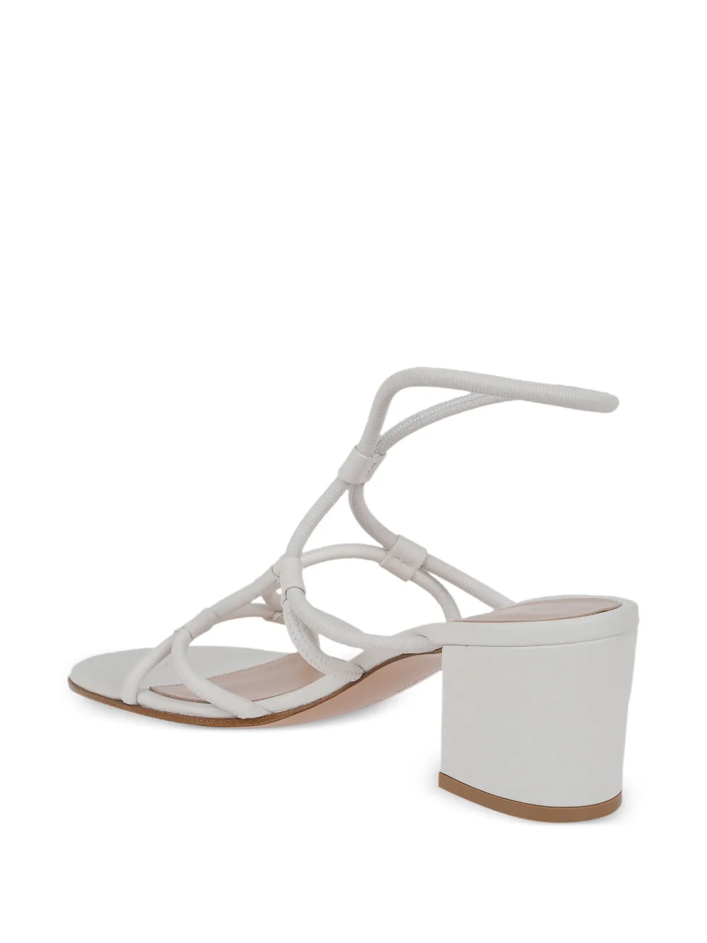 Gianvito Rossi Gekooide sandalen met bandje Wit