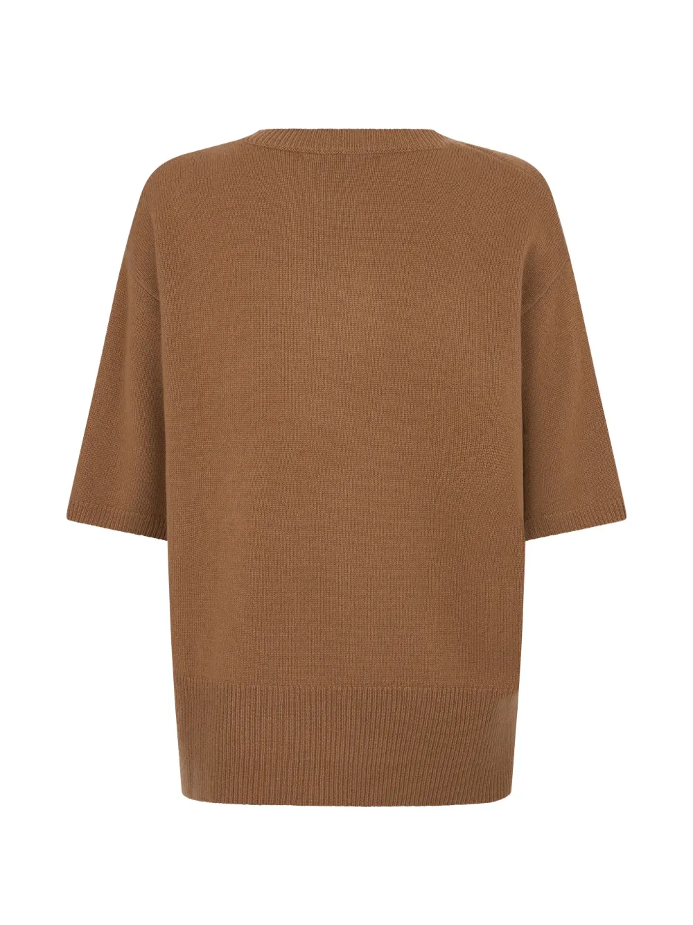 Lisa Yang Crew-neck Sweatshirt - Brown 