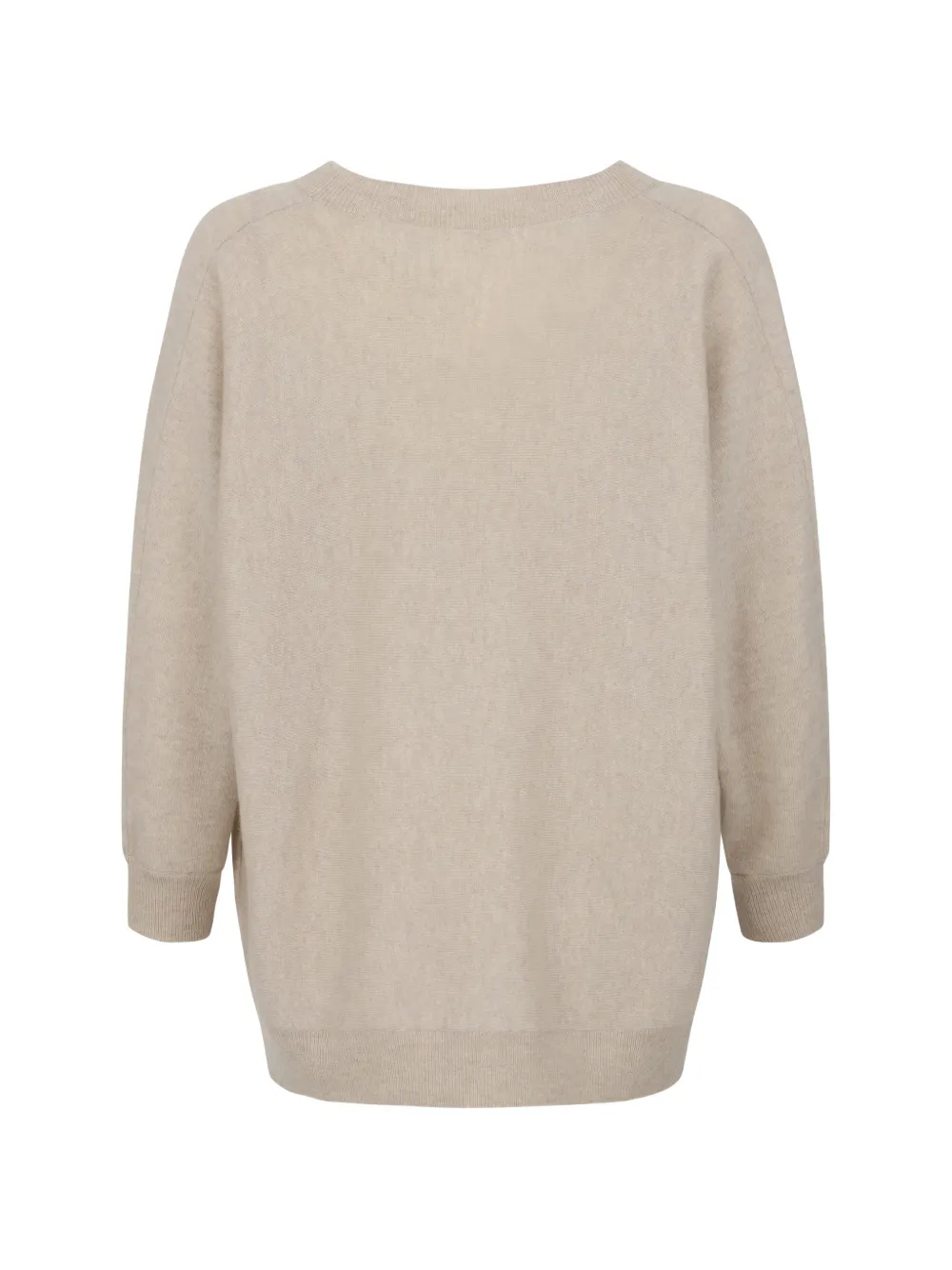  Lisa Yang V-neck Long-sleeve Sweater - Neutrals 