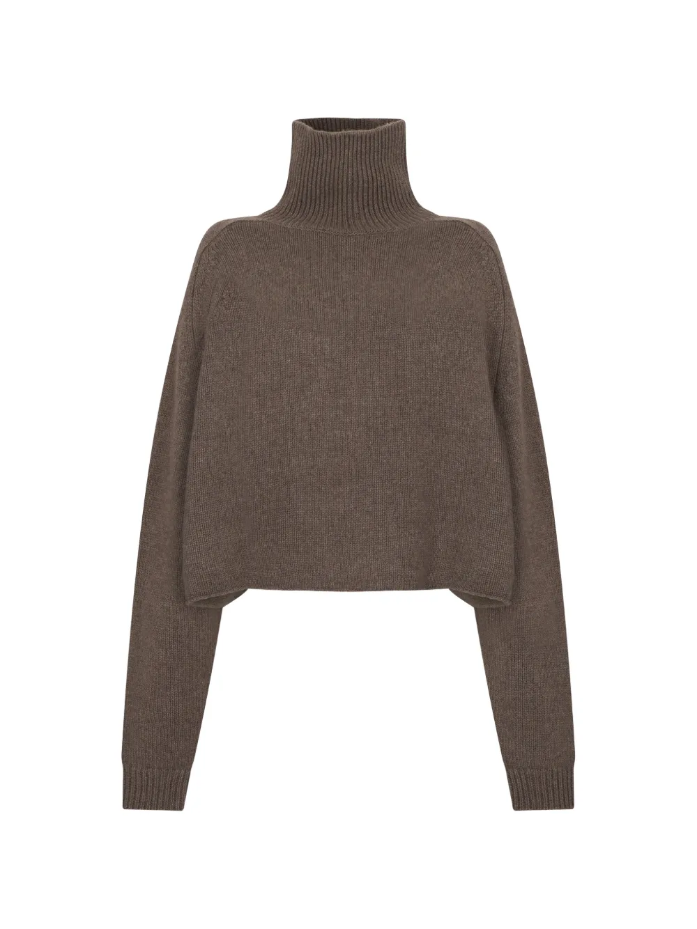 Lisa Yang roll-neck long-sleeve sweater - Marrone