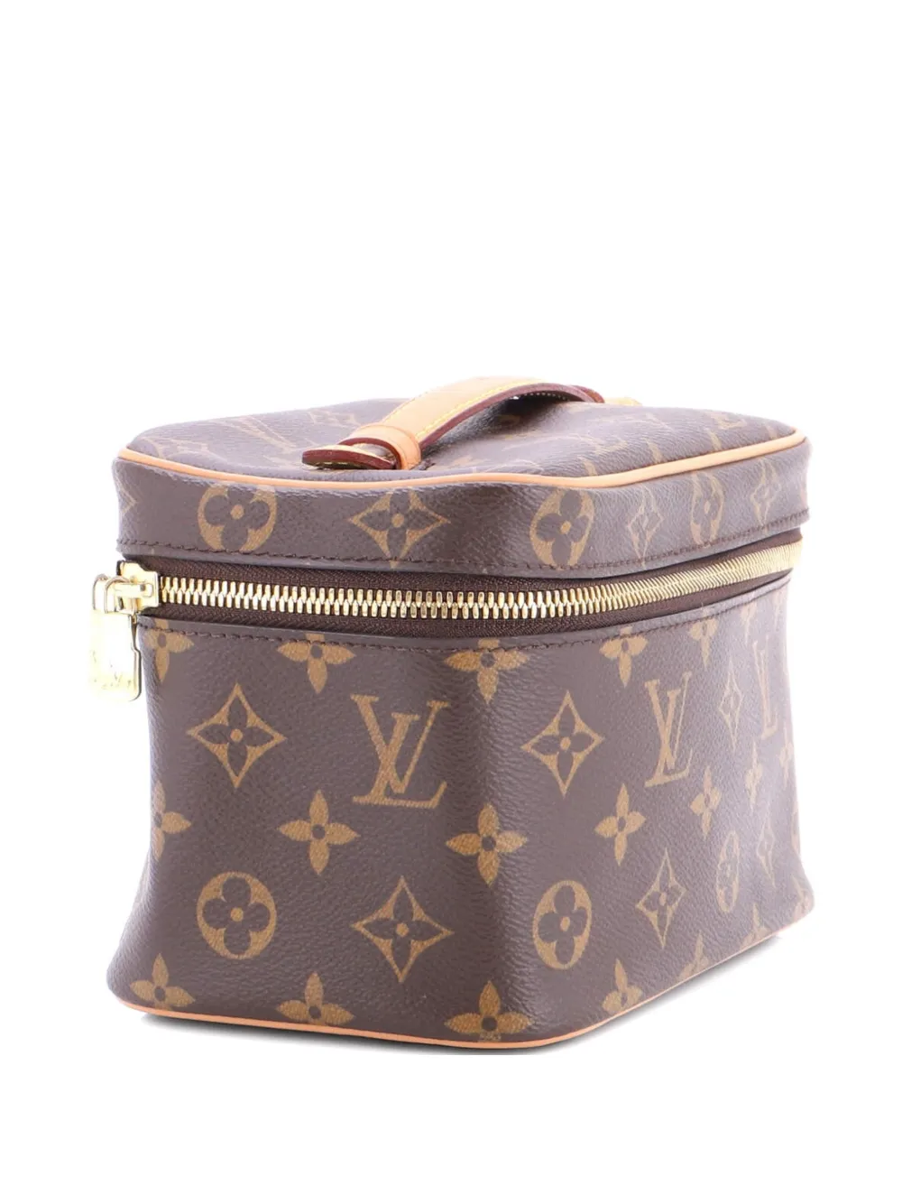 Louis Vuitton Pre-Owned Pouch Nice Vanity mini in tela con monogramma - Marrone
