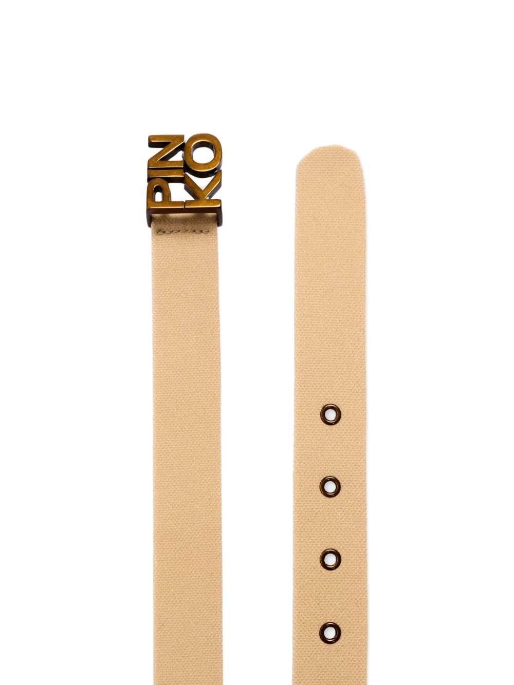 Pinko Kids Riem met logo Beige