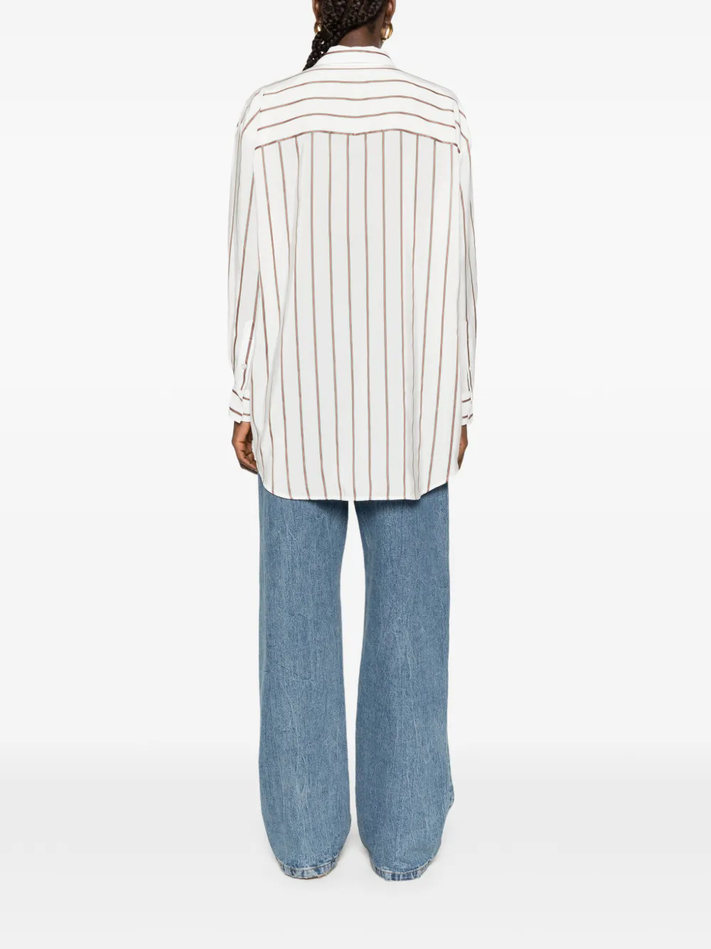 Gucci Gestreepte blouse Wit