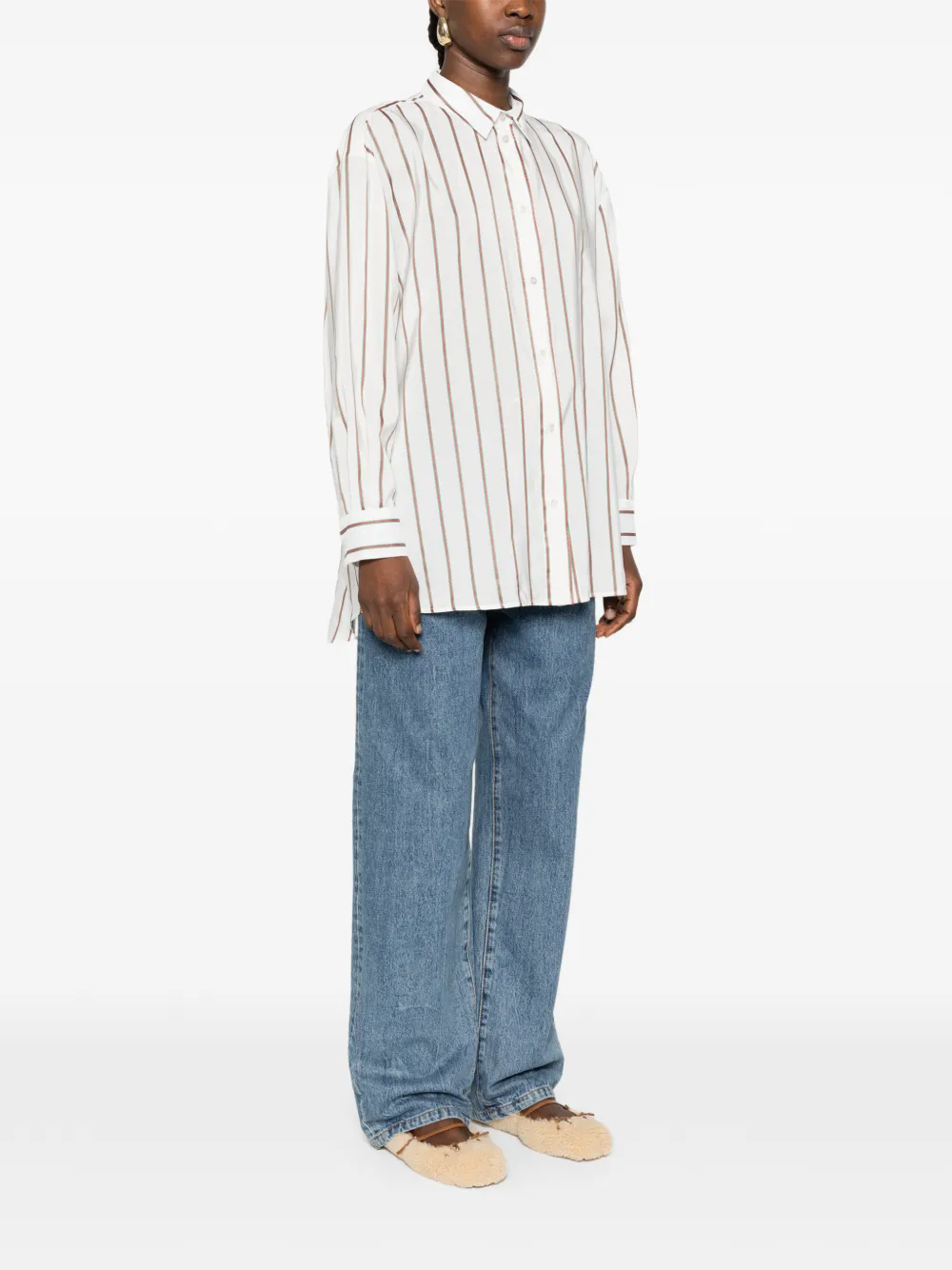 Gucci Gestreepte blouse Wit