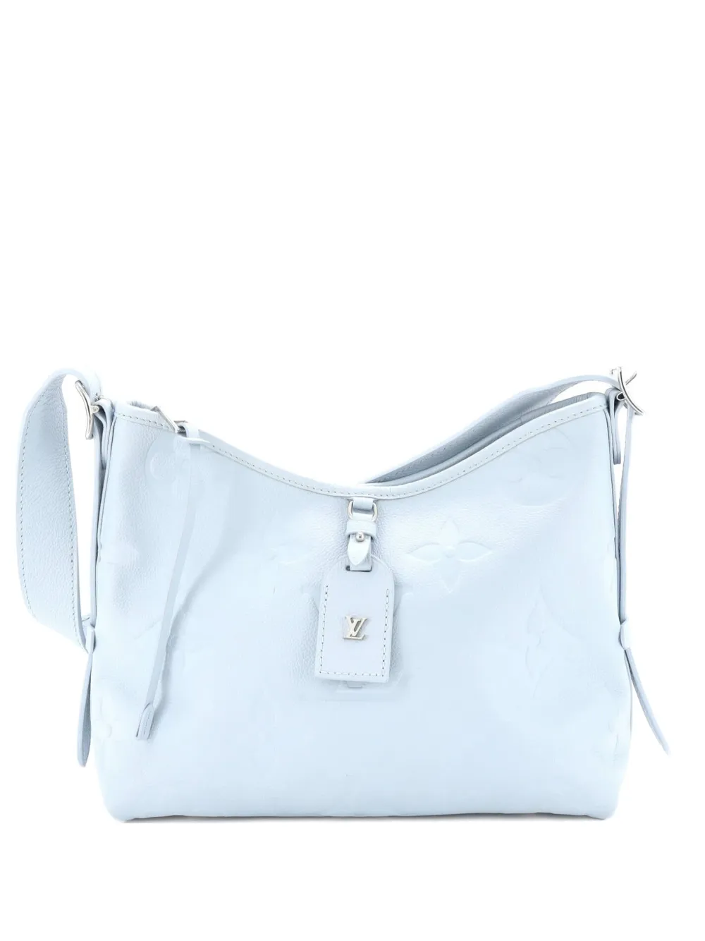 Louis Vuitton Pre-Owned CarryAll Monogram Empreinte Giant PM hobo bag - Blu