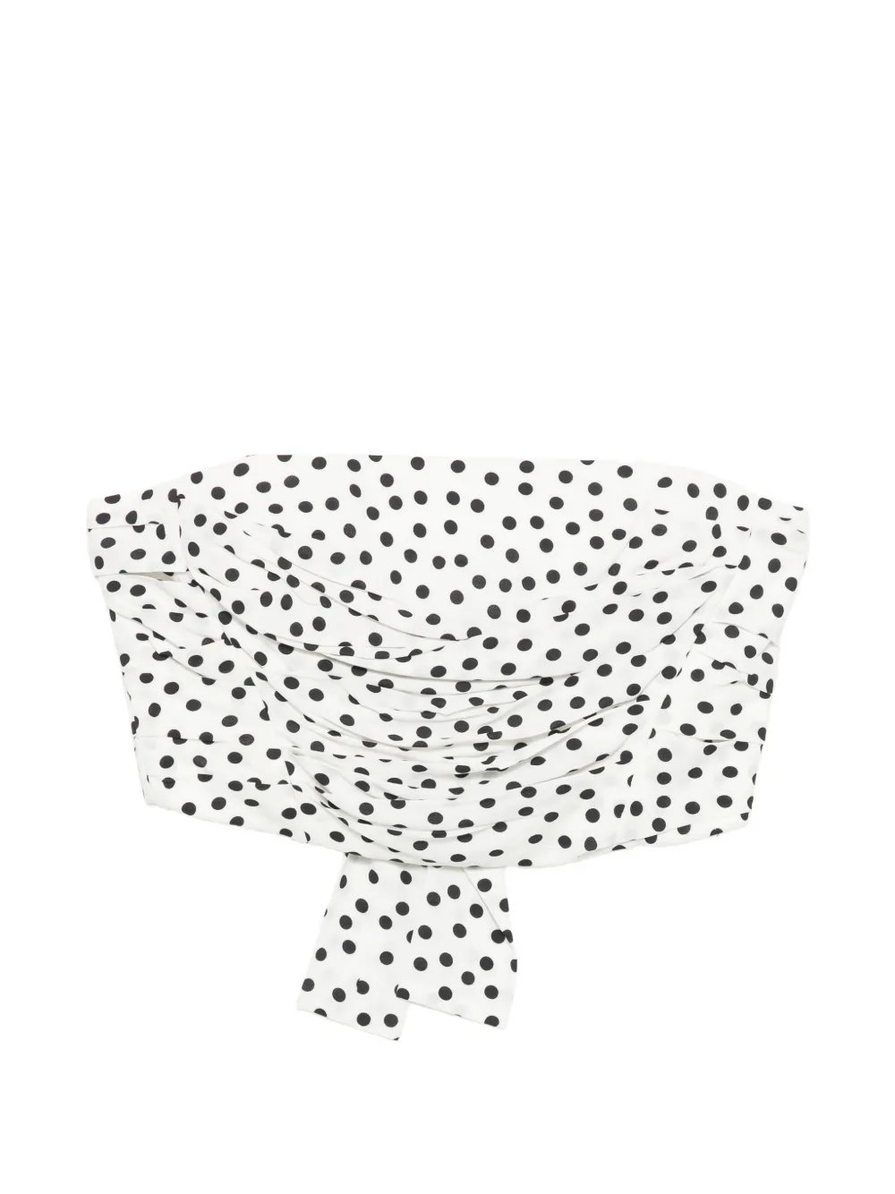 Philosophy Di Lorenzo Serafini polka-dot ruched top - Bianco