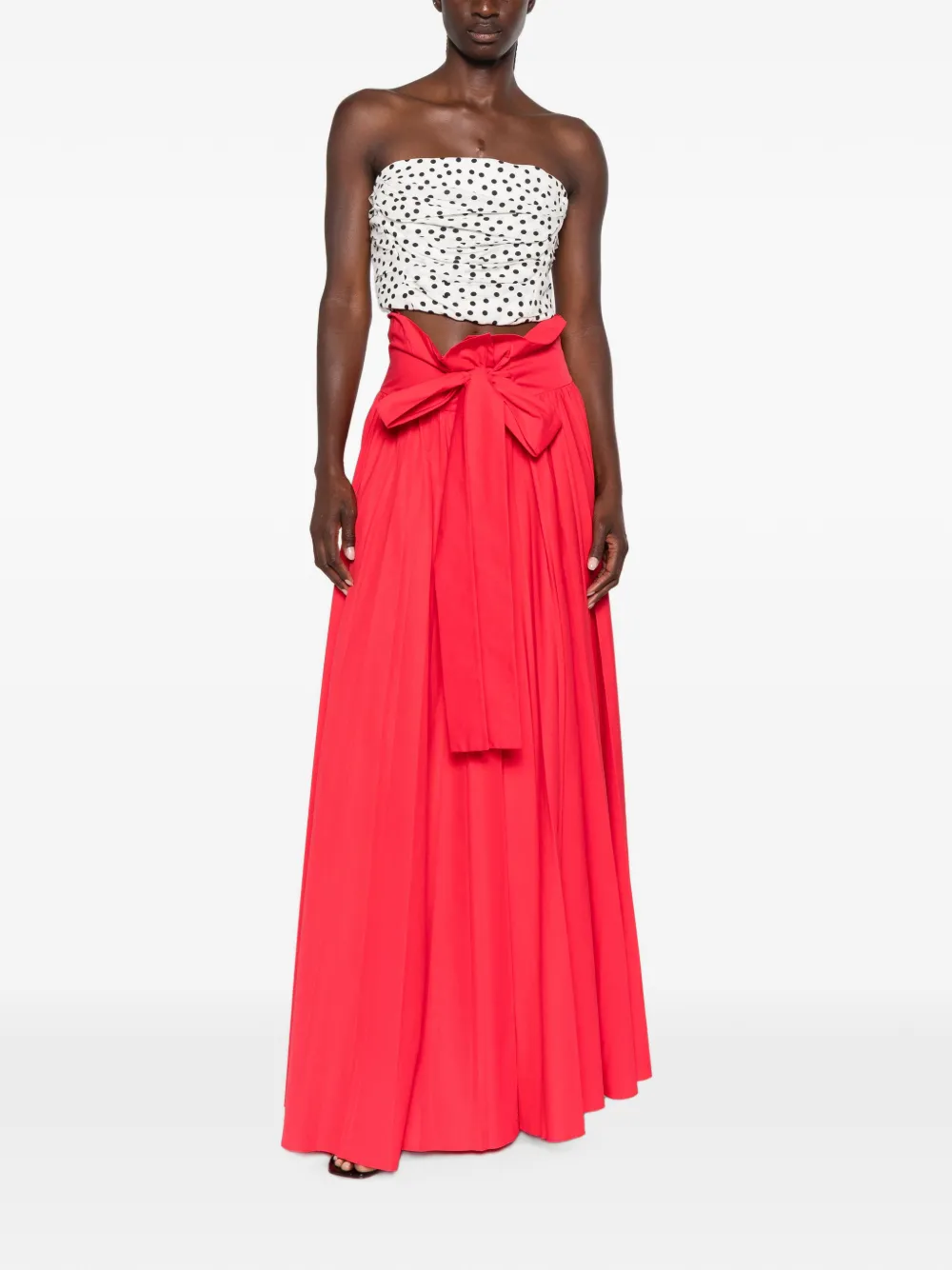 Philosophy Di Lorenzo Serafini Top met stippen en ruches Wit