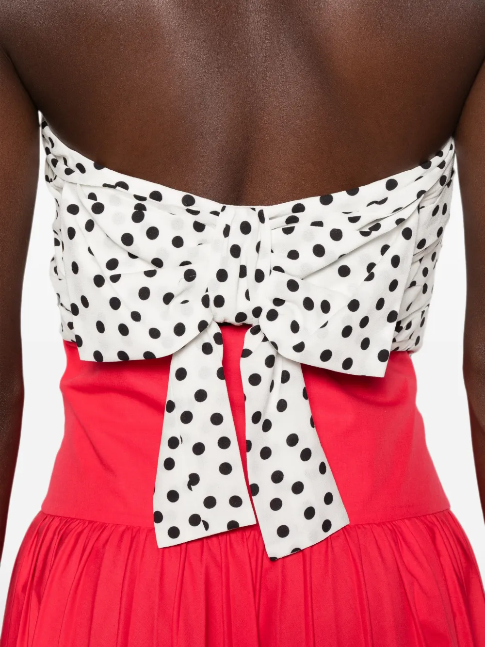 Philosophy Di Lorenzo Serafini Top met stippen en ruches Wit