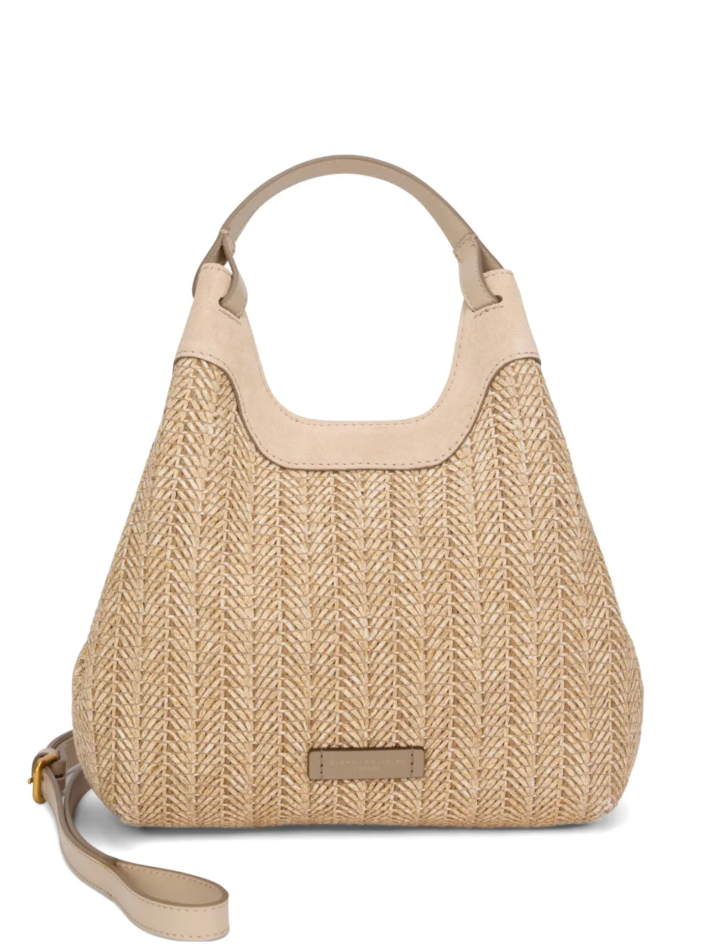 GIANNI CHIARINI herringbone tote bag - Neutrals