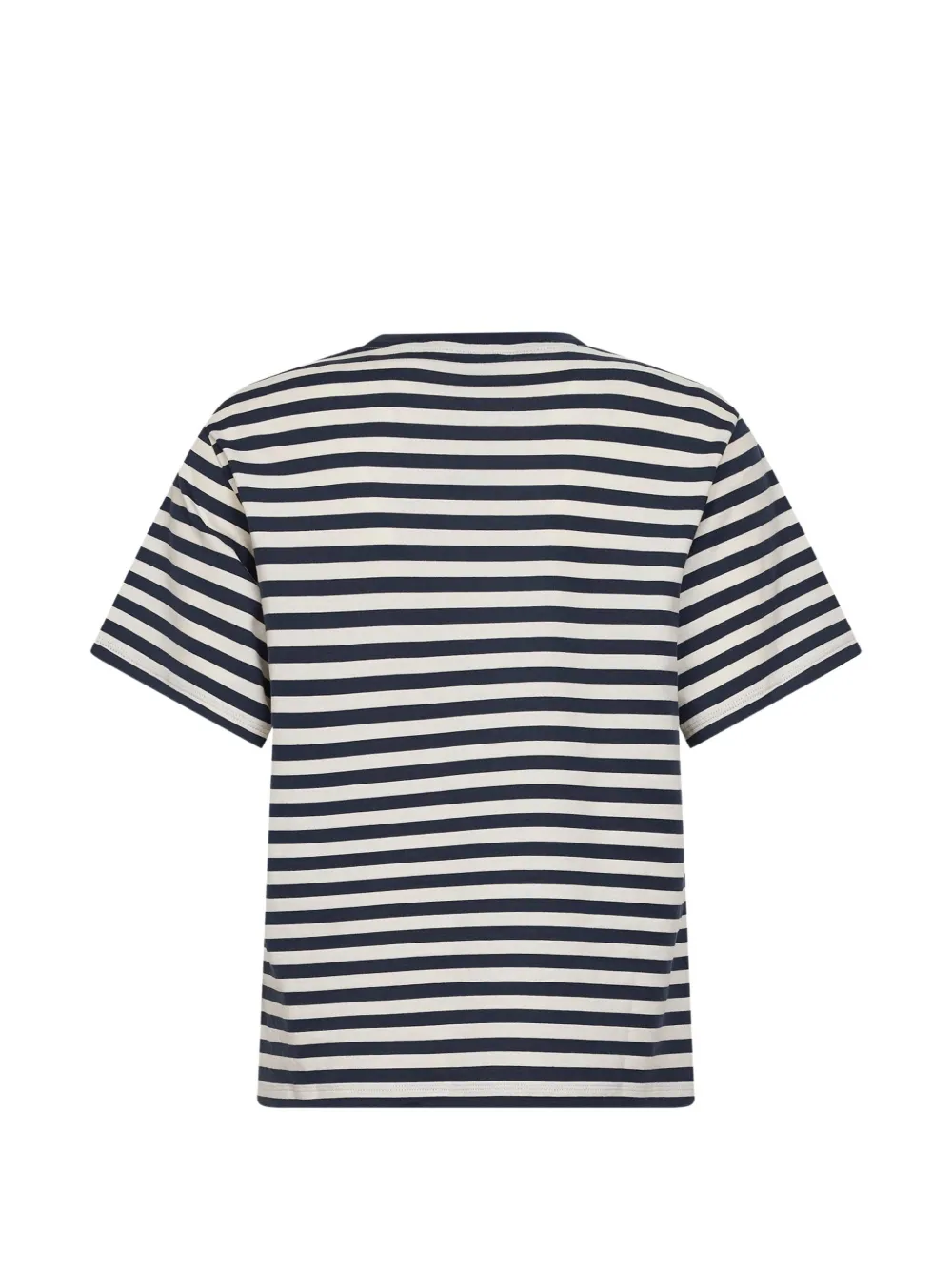  Weekend Max Mara Venaco Striped Butterfly-logo T-shirt - Blue 