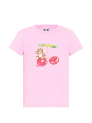 Moschino Kids テディベア Tシャツ | ピンク | FARFETCH JP