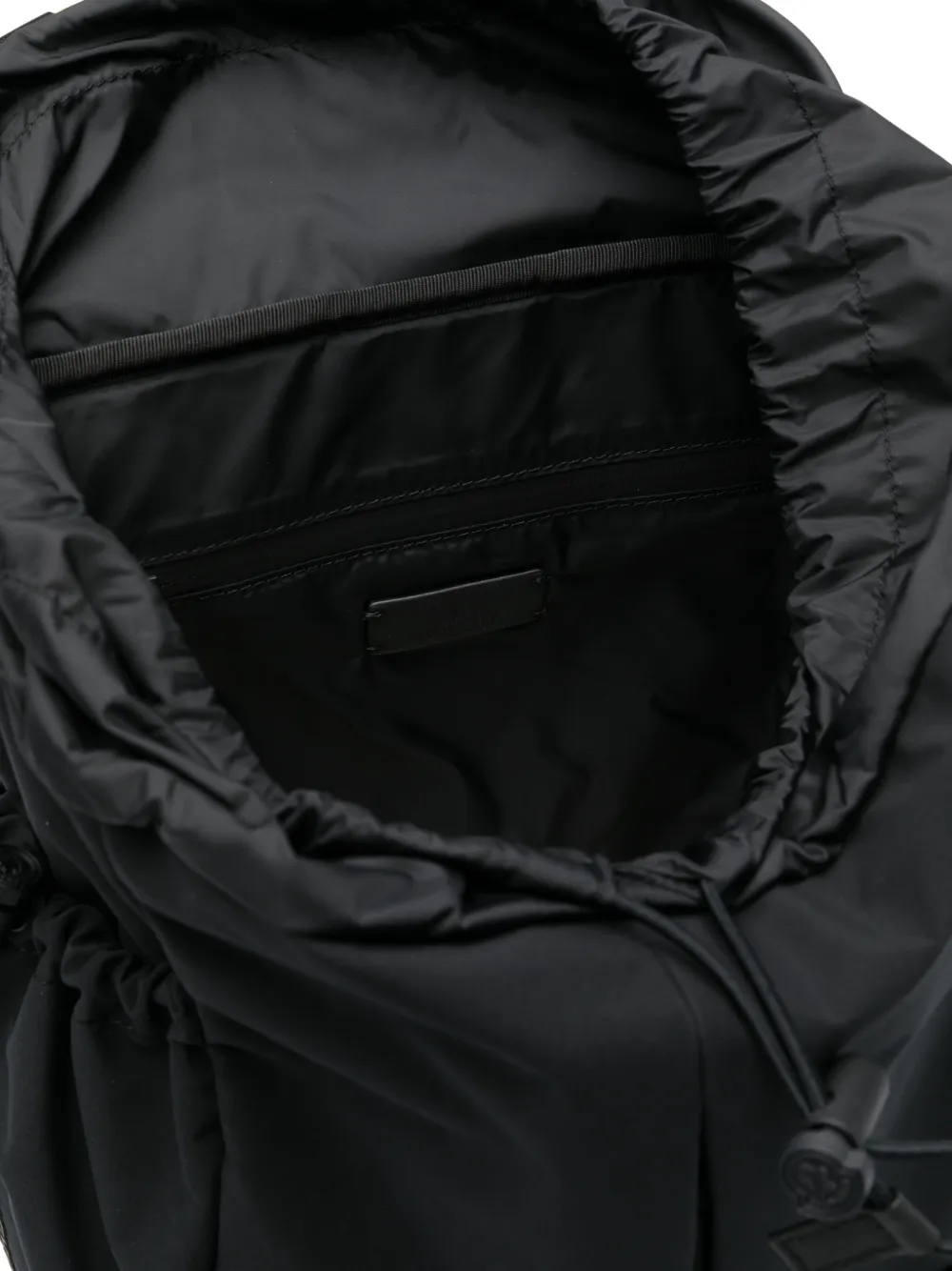 Moncler Grenoble Leather-trimmed Backpack in Black, view 5