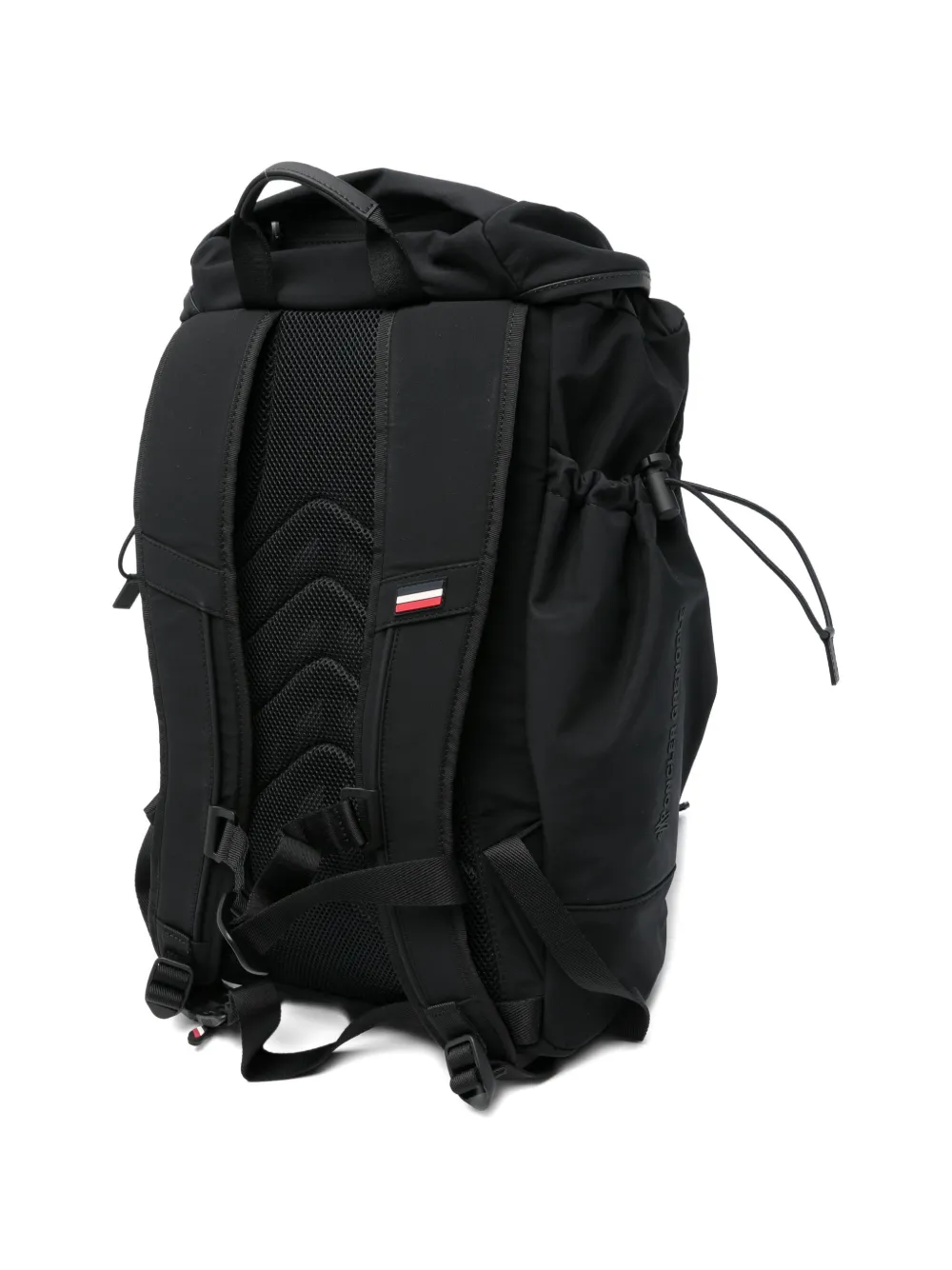  Moncler Grenoble Leather-trimmed Backpack - Black 