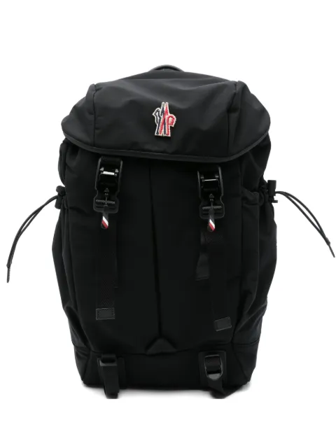 Moncler Grenoble 皮质边饰双肩包