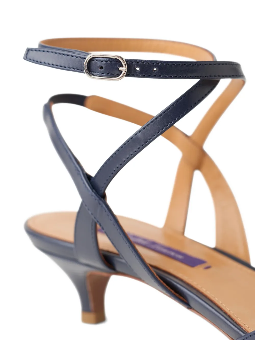 Ralph Lauren Collection Clarke sandalen met gekruiste bandjes Blauw