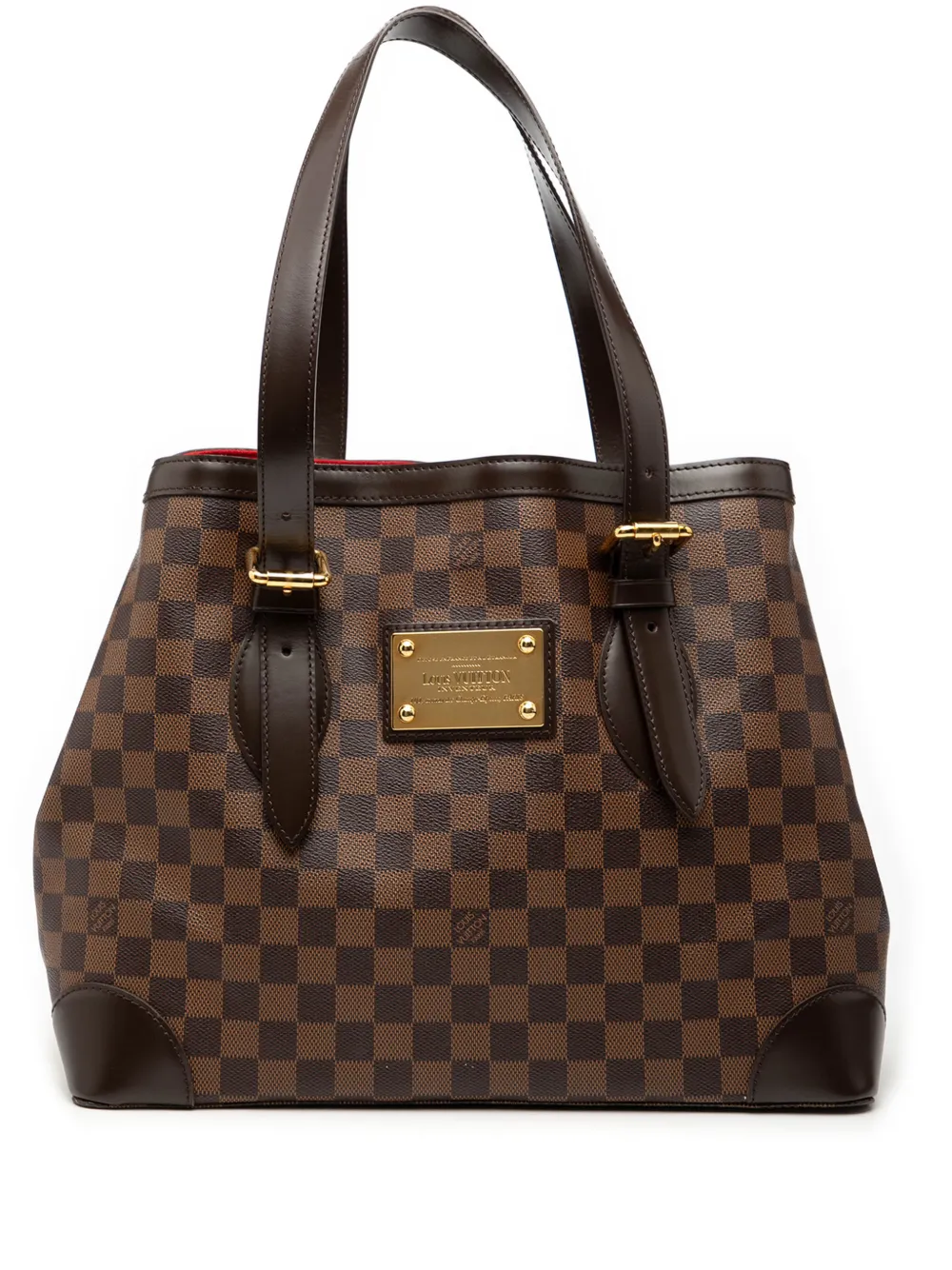 Louis Vuitton Pre-Owned 2011 Damier Ebene Hampstead MM tote bag - Marrone