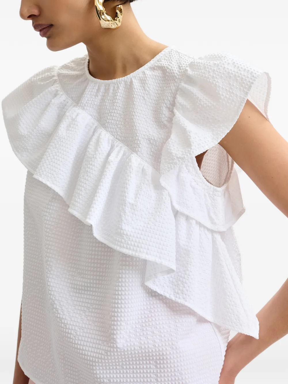 Joojoo Ruffled Blouse