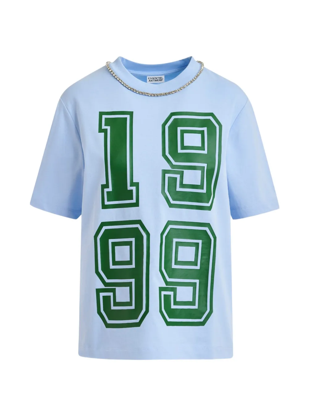 Essentiel Antwerp T-shirt Jisos con stampa - Blu