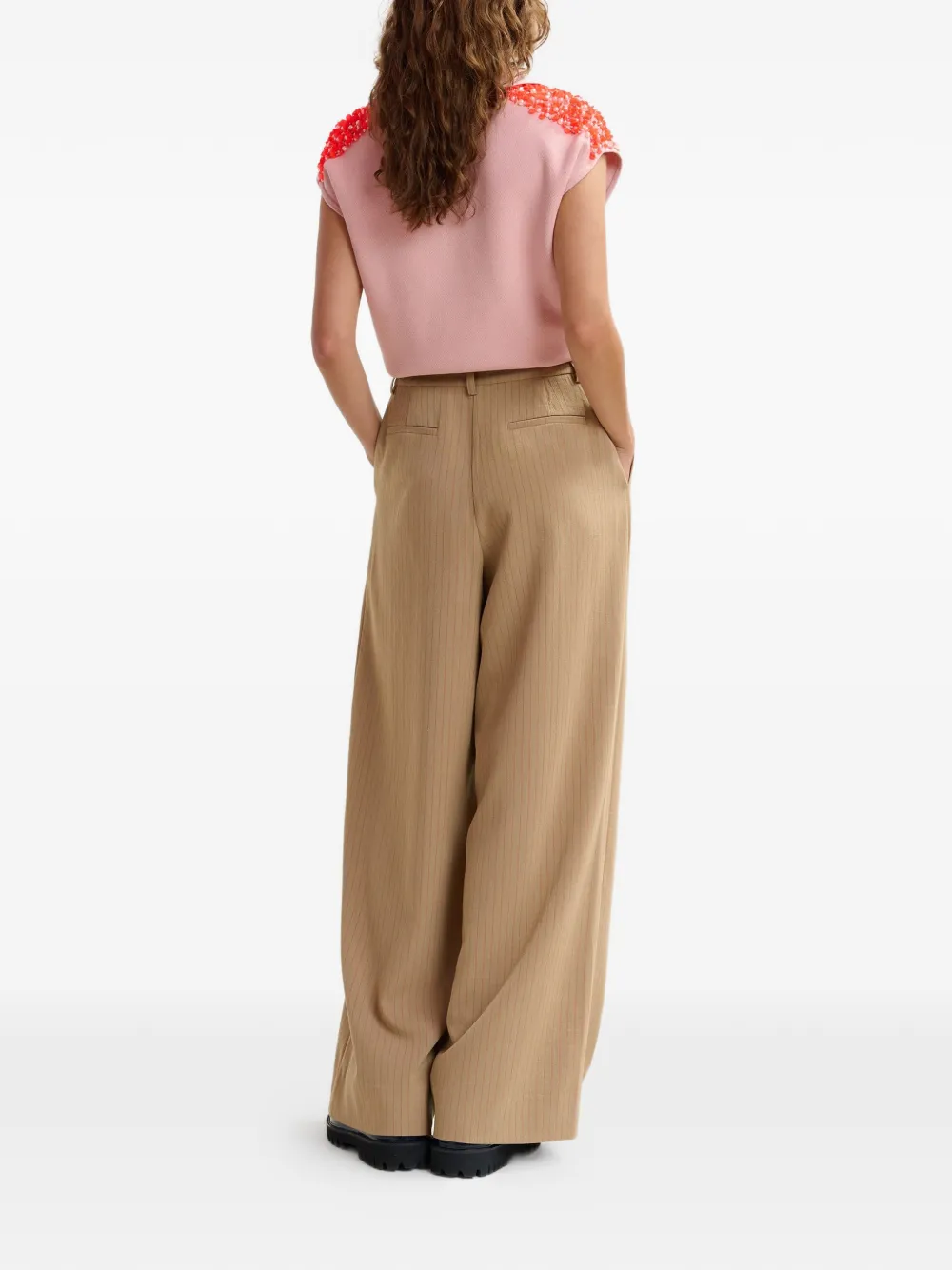  Essentiel Antwerp Joline Sequin-embellished Top - Pink 