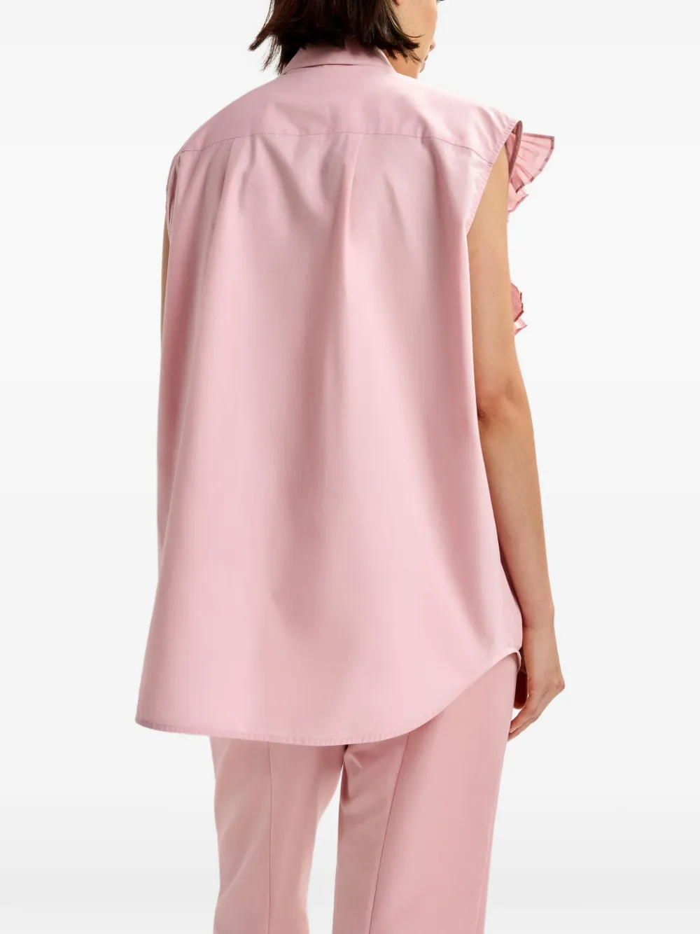 Essentiel Antwerp Jeandarlene blouse met ruches Roze