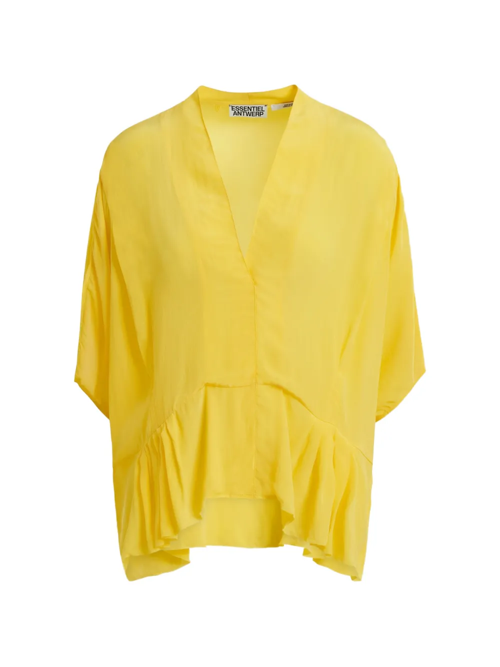 Essentiel Antwerp Camicia con ruches - Giallo