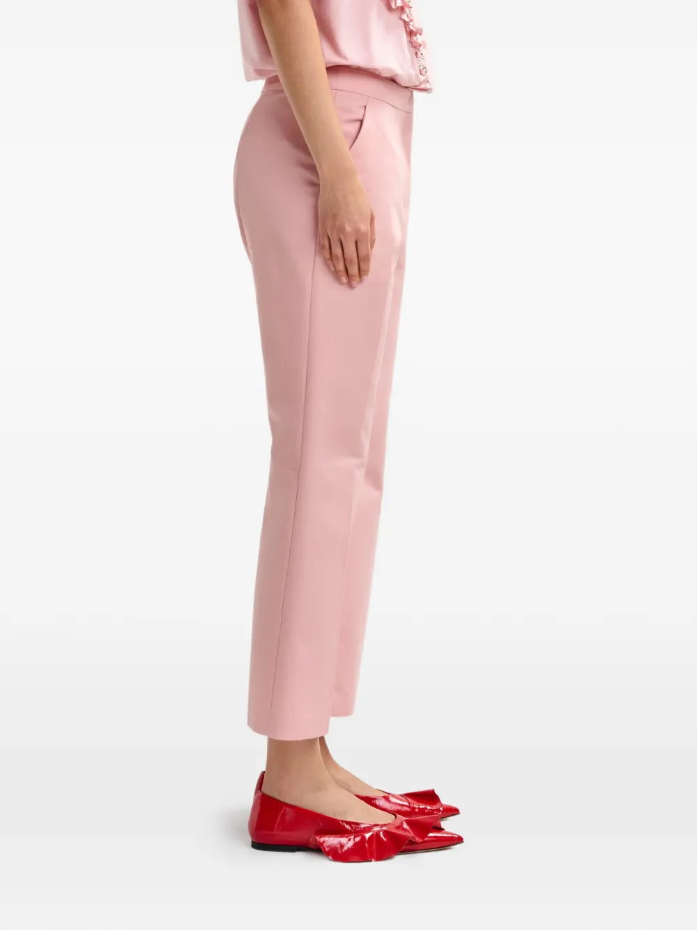 Essentiel Antwerp Jordy flared broek Roze