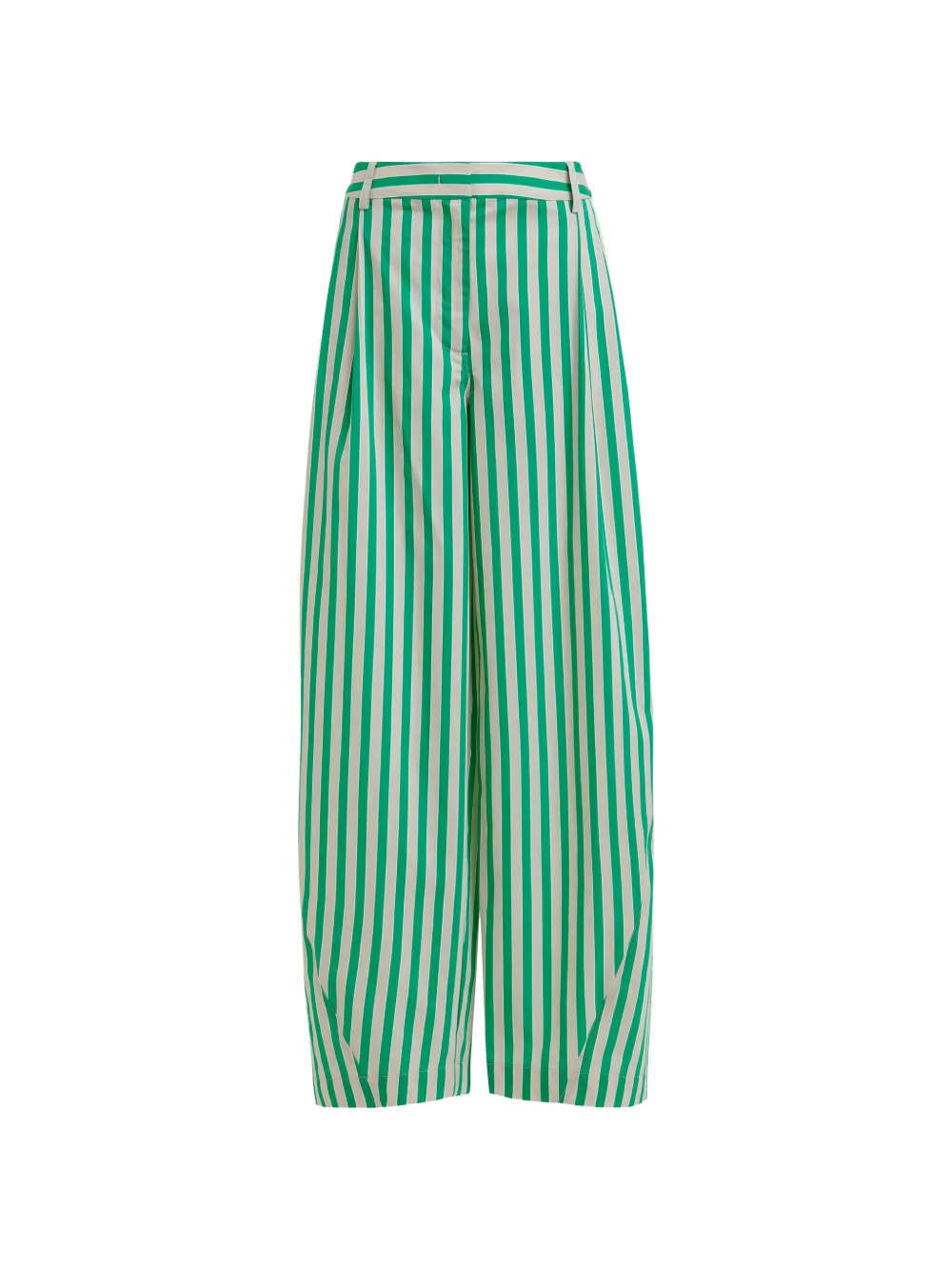 Essentiel Antwerp Pantaloni a righe Jorner - Verde