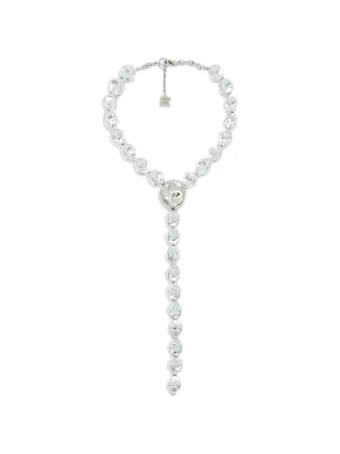 Essentiel Antwerp beaded hammered necklace