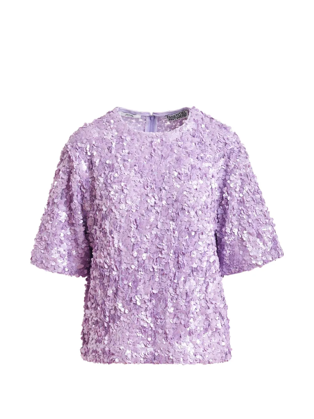 Essentiel Antwerp T-shirt Juli con paillettes - Viola