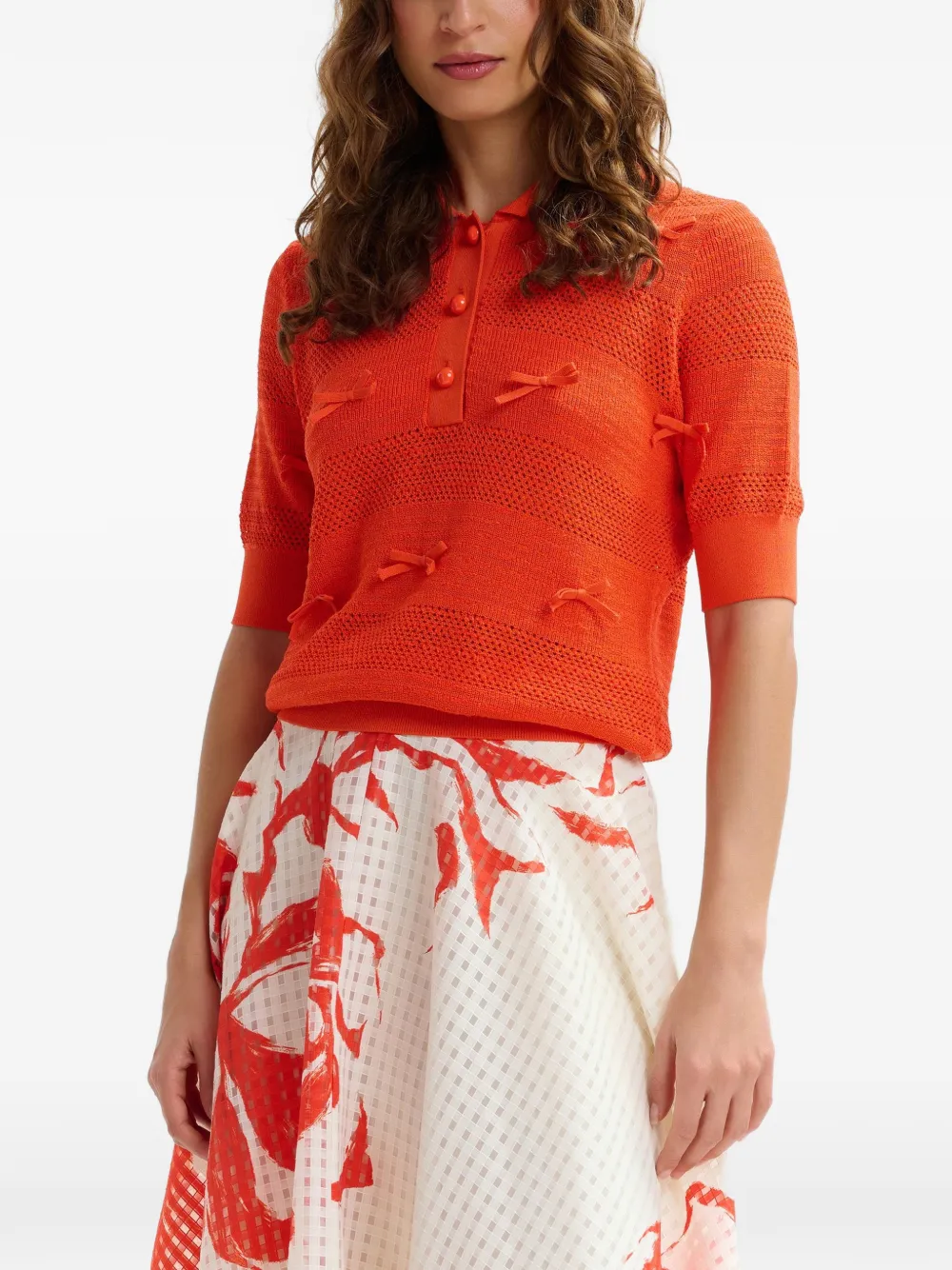 Jarts Knitted Polo Top