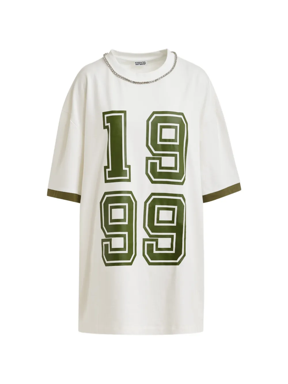 Essentiel Antwerp Abito modello T-shirt Jistrass - Bianco