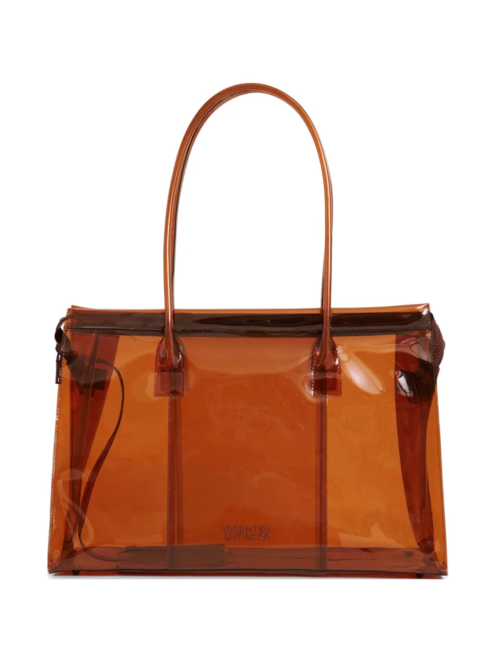 Essentiel Antwerp Borsa tote con zip - Marrone