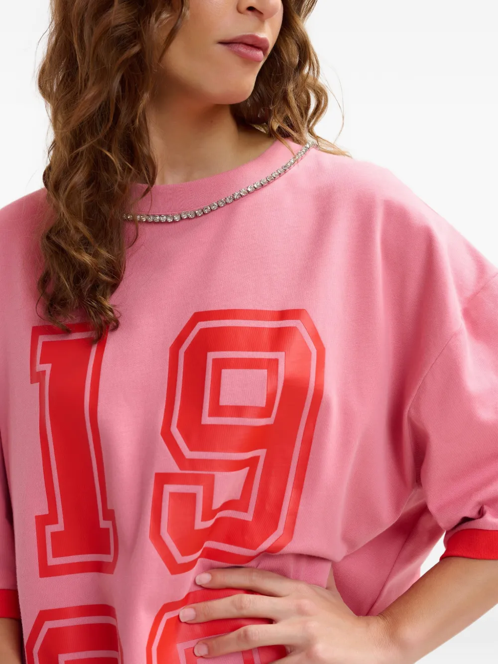 Numeric-Print T-Shirt
