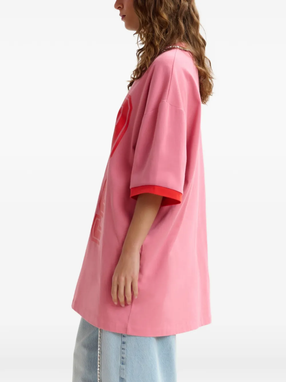 Numeric-Print T-Shirt