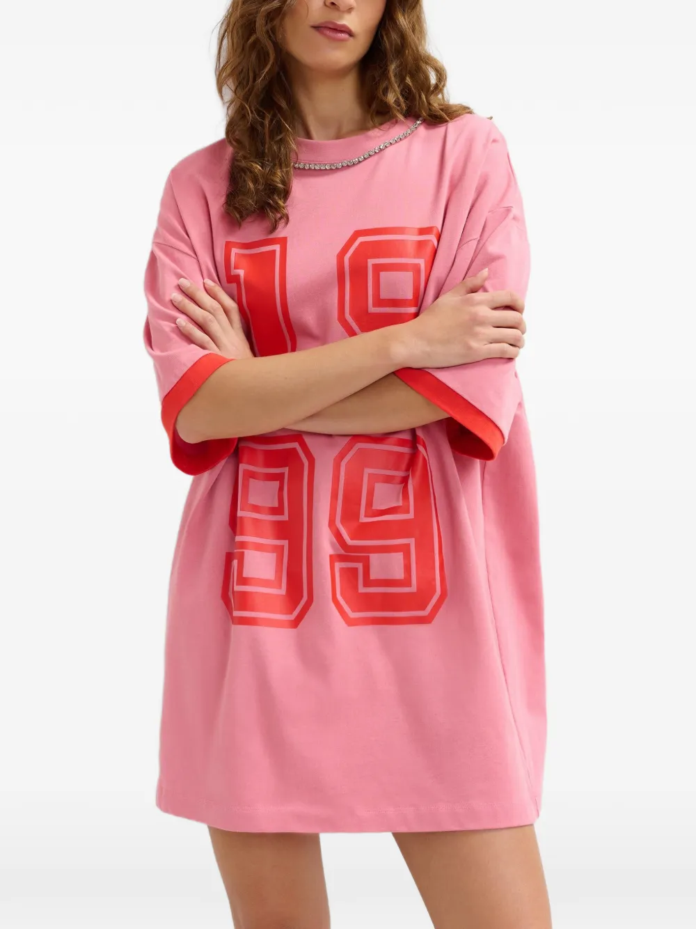 Numeric-Print T-Shirt