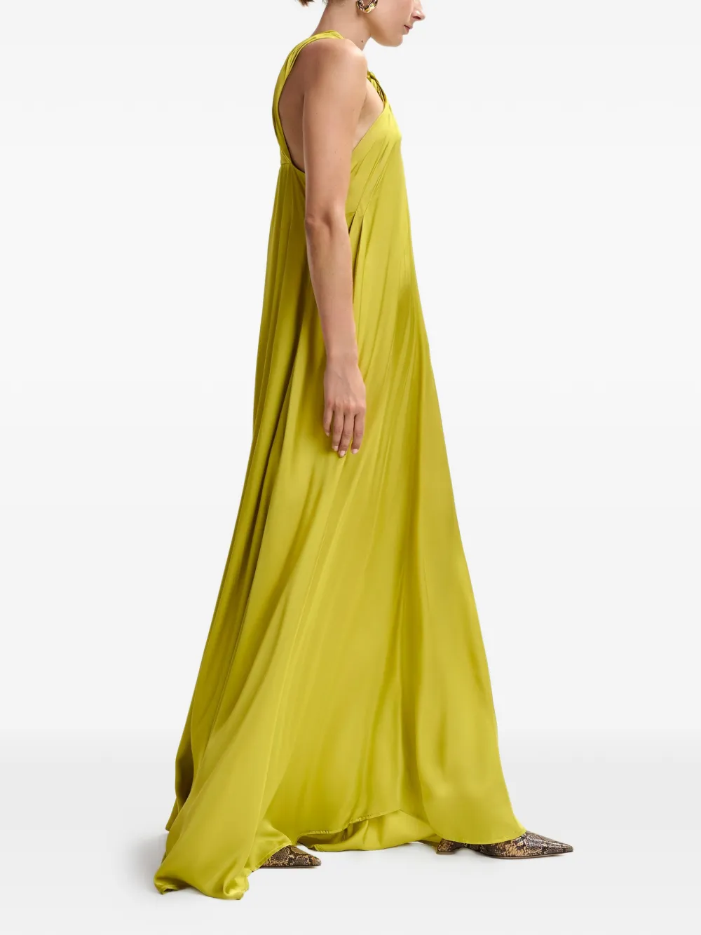 Halterneck A-Line Dress